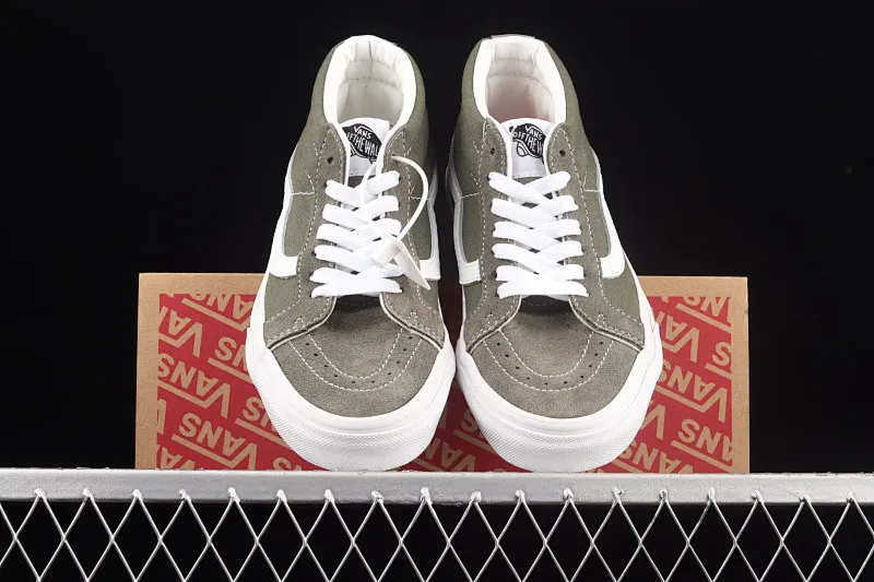 All categories Vans Vans series Vans Mid Vans China Special offer Vans SK8-Mid Reissue Vans squirrel green China casual shoes VN0A391F2BM